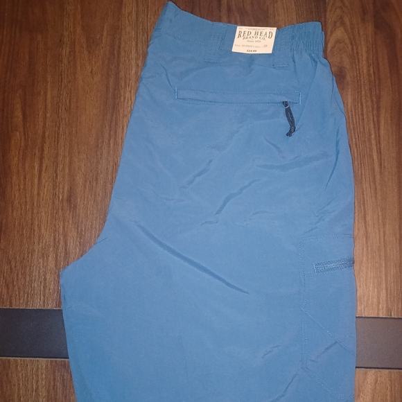 Mens RedHead Teal Outdoor Shorts - Picture 1 of 6